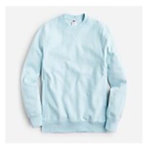 •J. CREW• Heritage Fleece Crewneck Sweatshirt Chateau Blue Men’s XS